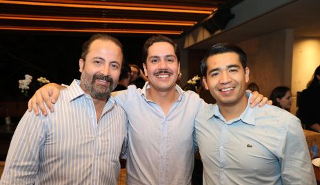  Rafael Ruiz, Josemi Muñiz y Jorge Linares.