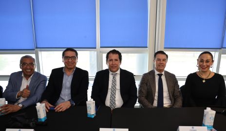  Sergio Martínez, César Agundis, Ramón Orozco, Javier Mercado y Gabriela Ávila.