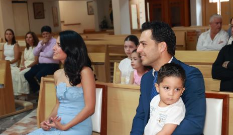  Daniela González y Arturo Hernández, papás de Julián.