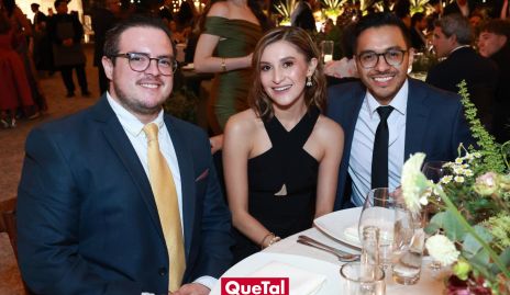  Sebastián Ramos, Brenda Castillo y Christian Martínez.