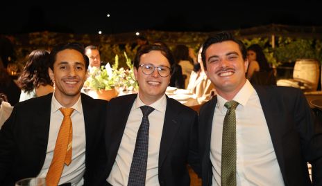  Patricio Mata, Bernardo García y Miguel.