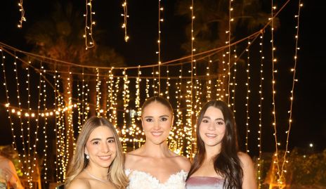  Estefanía Leija, Paulina Cantú y Sigrid Zendejas.