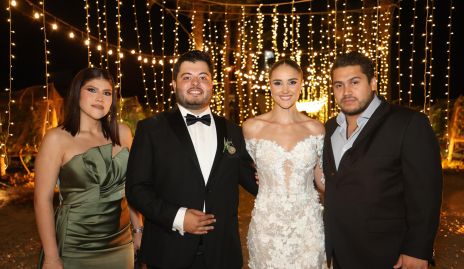  Brigitte Juárez, Gerardo Somohano, Paulina Cantú y Jaime Cantú.