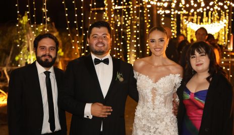  Sebastián Foyo, Gerardo Somohano, Paulina Cantú y María de los Ángeles Sánchez.