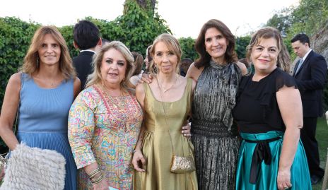  Marcela Gómez, Luz Elena Solana, Mercedes Hunter, María Dolores Hernández y Begoña Cuanda.