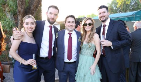  Mercedes Anaya, Enrique Anaya, Gerardo González, Emily Hunter y Brett Landrum.