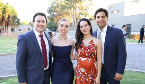  Gerardo González, Mercedes Anaya, Sandra Villalobos y Mario Martell.