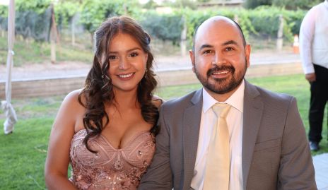  Karen García y Hugo Rubio.