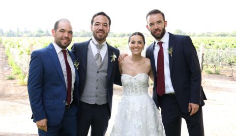  Bruno Anaya, Andrés Anaya, Paulina Garza y Enrique Anaya.