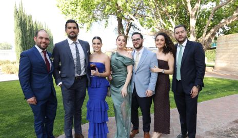 Bruno Anaya, Tirso González, Bárbara González,  Sarahi, Xavier, Paola Zepeda y Juan Carlos Magdaleno.