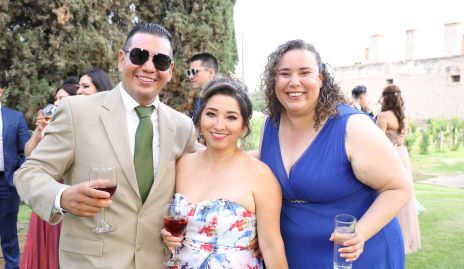  Mario Alberto Vázquez, Priscila Martínez y Maria Guadalupe Villarreal.