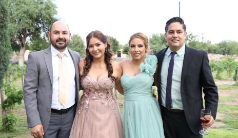  Hugo Rubio, Karen García, Montse Morales y Emmanuel Pacheco.