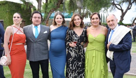  Ana Morales, Raúl Reta, Maru Hunter, Priscila Martínez, Maru Puente y Gustavo Martínez.