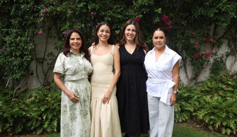  Ana Borunda, Daniela Borunda, Marijó Raymond y Laura Acosta.