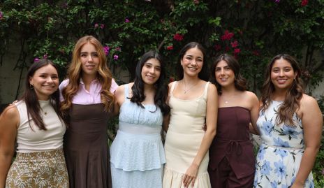  Sofía Martínez, Carla Toranzo, Zaira Gómez, Daniela Borunda, Camila Villarreal y Nora Padrón.