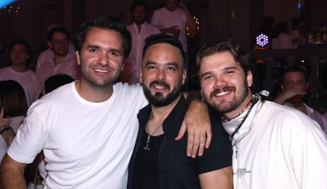  Ricardo Espinosa, Frankie Gutiérrez y Juan Pablo Solana.