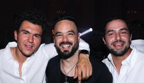  Alejandro López, Frankie Gutiérrez y Santi Maza.