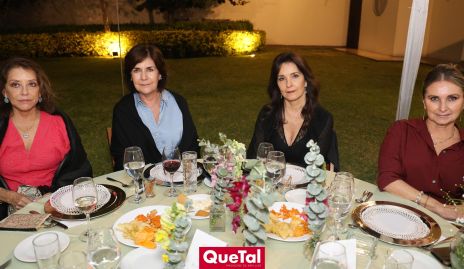  Irene Rangel, Coco Mendizábal, Mari Carmen López y Blanca Martell.