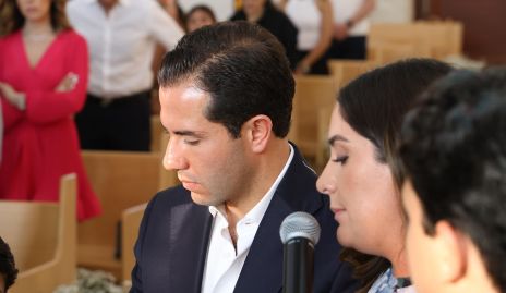  Mauricio Torres y Regina Nieto, padrinos de Marcelo.