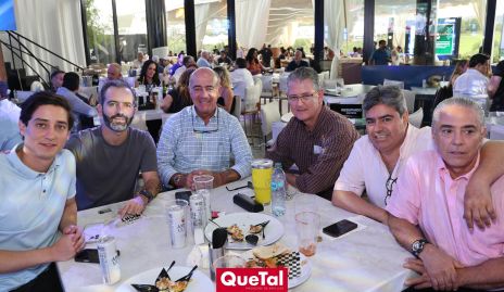  Santiago Rodríguez, Joaquín Olmos, Rafael Olmos, Paco Leos y Gerardo Serrano.