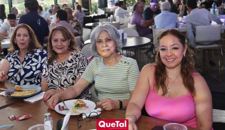  Blanca, Tere Dimas, Tere Zavala y Romina Reyes.