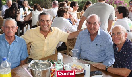  Jeff, Joselo Reverte, Ricardo Galindo y Juan Manuel Zermeño. 