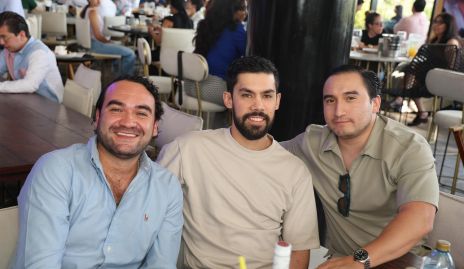  Gabriel Torres, José María Martínez y Christián Valdés.
