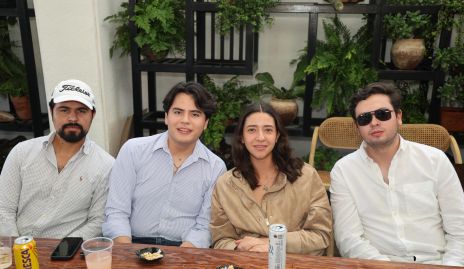  Jorge Silva, Manuel San Miguel, Marijó Cantú y Emilio Carlo.