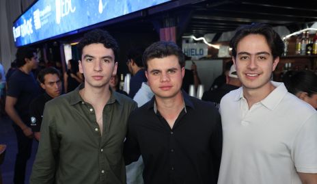  Daniel Domínguez, Julián Ortiz y Rodrigo Sandoval.