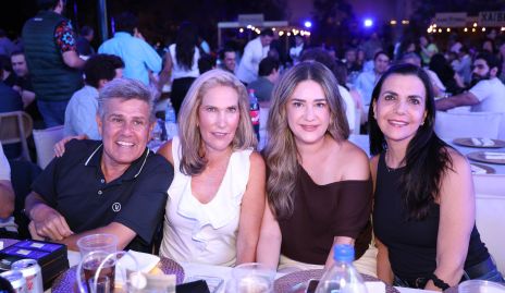  Galo Galván, Claudia Quiroz, Lilian Dorador y Mely Mahbub.