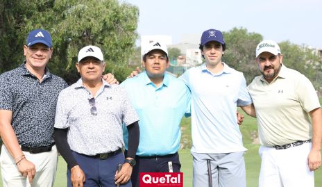  Victor Ortiz, Martin Gámez, Daniel Rodríguez, Daniel Puente y Pancho Lastras.