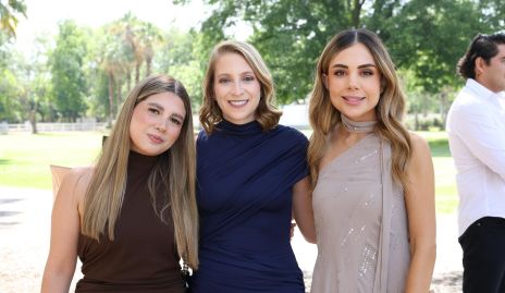  Daniela Torres, Alejandra Álvarez y Ana Sofi Stahl.