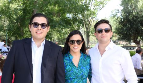  Günter Stahl, Viviana Islas y Víctor Favela .