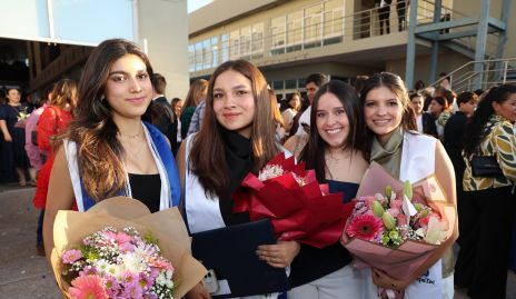  Paula Sofía, Camila Guerrero, Ariana y Sara Martínez.