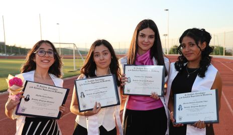  Matilda Reyes, Sofía Montserrat de la Peña, Valentina Ruiz y Marcela Estefanía Escandón.
