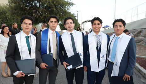  Mauricio Gallardo, Pablo Pérez, Nico Herrera y Diego Coronado.