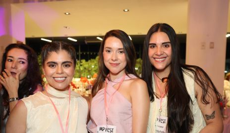  Mayra Castañeda, Dulce Lara y Fanny Merchán.