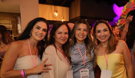  Daniela Gutiérrez, Vianey Díaz, Pilar Orta y Angélica Pardiñas.