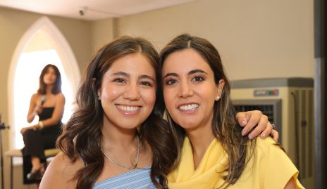  María José Ávila y Oly Abud.
