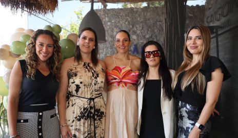  María José Ortega, Adriana González, Bety Hernández, Lucero Chávez y Samira Dahda.