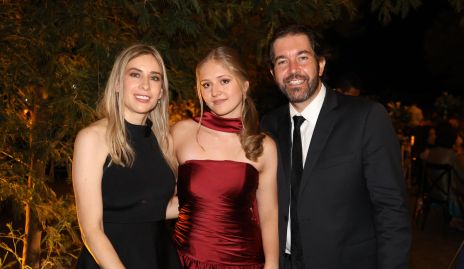  Gabriela Alvarado, María Paula Salazar y Alejandro Zamanillo.