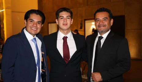  Emiliano Oyarvide, Luis Perales y Ernesto Oyarvide.