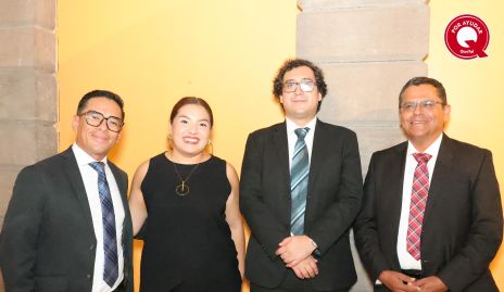  Josué Aranda, Silvana Díaz, Juan Hipólito Palomo y Javier Raymundo.