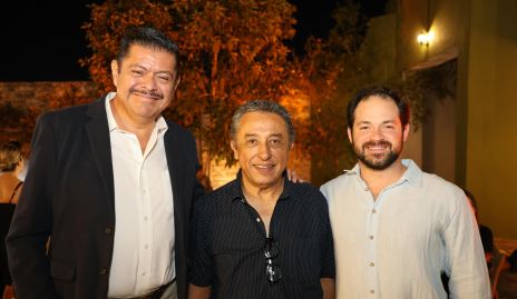  Arturo Segoviano, Alberto Díaz de León y José Manuel.