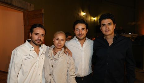  Sebastián Rodríguez, Fernanda Río, Juan José Rodríguez y Alberto Díaz de León.