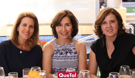  Mónica Ayala, Pilar de la Rosa y Marcela Milán.