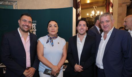  Pepe Sánchez, Graciela Zendejas, Raúl Suárez y Sony Chalú.