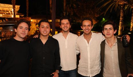 Jacobo Payán, Armando Martín, Omar Plasencia, Alejandro Leos y Diego Payán.