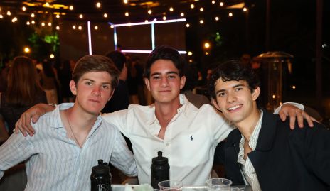  Mateo Díaz, Paulo Alcalde y Santiago Castanedo.