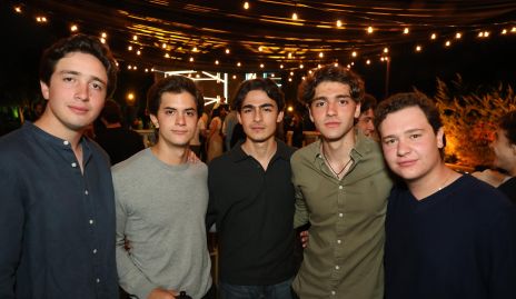  Luis Rico, Alex Lozano, Mateo Moyano, Santiago Morales y Andrés Cambeses.